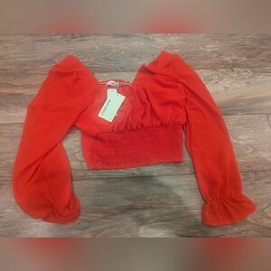 Heather Grayson square neck blouse